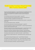 North Carolina Veterinary Board Test With 100&percnt; Correct Answers 2024