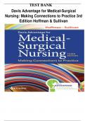 Test Bank For Medical-Surgical Nursing Making Connections to Practice 3rd Edition Janice J. Hoffman Chapter 1-56