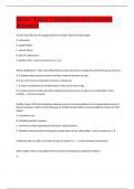 Gero - Exam 1 Questions and Correct Answers