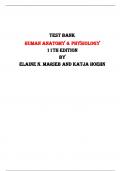Test Bank for Human Anatomy & Physiology 11th Edition by Elaine N. Marieb and Katja Hoehn |All Chapters,  2024|