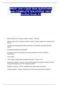MN551 Unit 3 QUIZ 2024 QUESTIONS with COMPLETE SOLUTIONS 100% Verified Grade A+