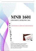 MNB1601 Assignment 2 Semester 1 2024