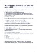 NU673 Midterm Exam With 100&percnt; Correct Answer 2024