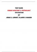 Test Bank For Human Anatomy & Physiology  8th Edition By Jerri K. Lindsey, Elaine N. Marieb |All Chapters,  2024|