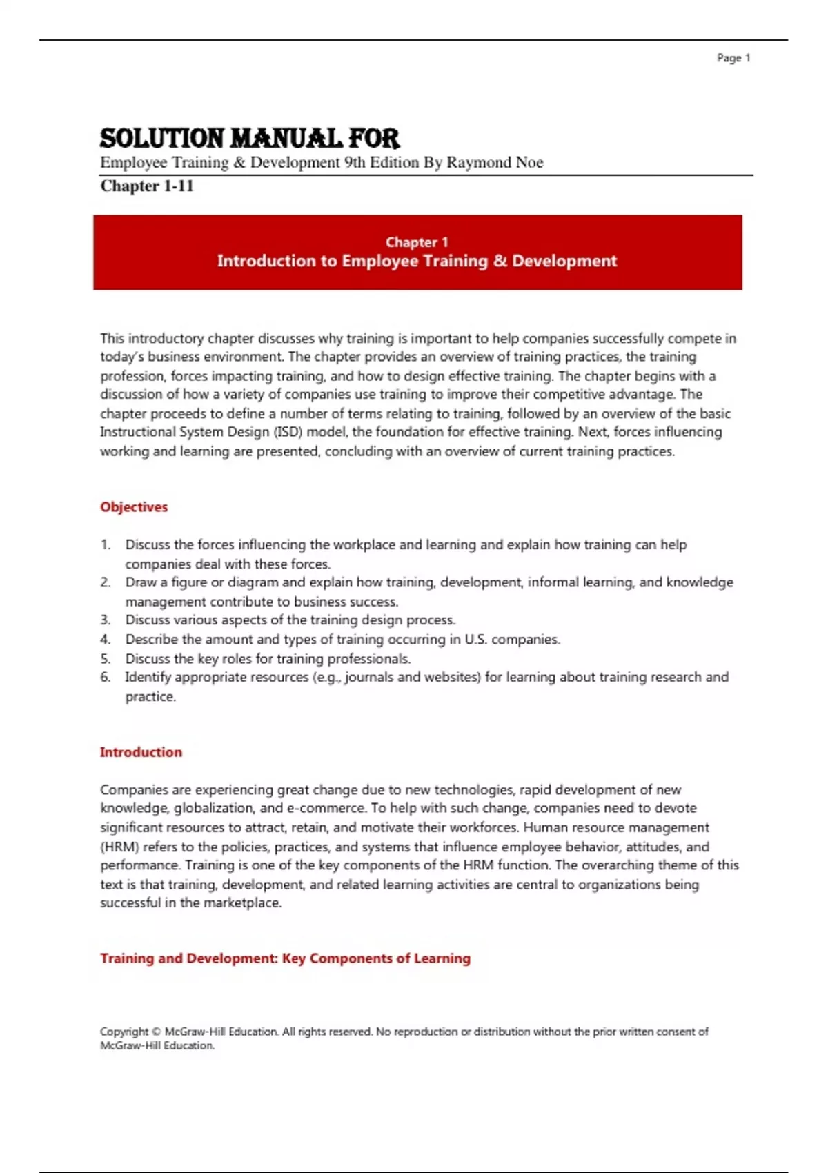 EMPLOYEE TRAINING AND DEVELOPMENT 9TH EDITION PDF visual data 3