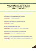 CON 3990 &vert; CON 3910 &vert; CON 3900 EXAMS PACK  &vert; QUESTIONS & ANSWERS &lpar;VERIFIED&rpar; &vert; LATEST UPDATE &vert; GRADED A&plus;