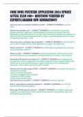 CORE IOWA PESTICIDE APPLICATOR 2024 UPDATE ACTUAL EXAM 100&plus; QUESTIONS VERIFIED BY EXPERTS&vert;GRADED NEW GENERATION&excl;&excl;&excl;