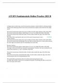 ATI RN Fundamentals Online Practice 2023 B