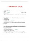 ATI Professional Nursing 2023