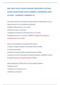 RQI 2025 ACLS HEALTHCARE PROVIDER ACTUAL  EXAM QUESTIONS AND CORRECT ANSWERS 2024  LATEST ALREADY GRADED A&plus;&period;