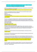 NUR 2392 &sol; NUR2392&colon; Multidimensional Care II &sol; MDC 2 Exam 2 Rasmussen College T0P ANSWERS 2023-2024