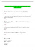 State of Texas Security Level II Certification-with 100&percnt; verified solutions