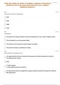 CHEMISTRY 120 EXAM 1 (CHAPTERS 1, 2, AND 3 INCLUDING ATOMIC WEIGHT) QUESTIONS WITH 100% CORRECT ANSWERS| GRADED A+
