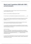 Nicet Level 2 questions 2024 with 100&percnt; correct answers