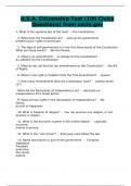 U.S.A. Citizenship Test (100 Civics Questions) from uscis.gov