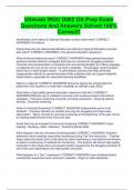 WGU D002 EXAM QUESTIONS AND ANSWERS &vert; GUARANTEED SUCCESS &vert; PACKAGE DEAL