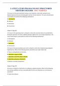 LATEST ATI RN PHAMACOLOGY PROCTORED MIDTERM 2023&sol;2024&period; 100&percnt; VERIFIED