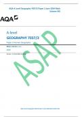 AQA A-level GEOGRAPHY 7037/2 Paper 2 MS V:1.0 Final