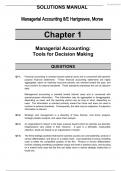 Solutions Manual For Managerial Accounting 8th Edition by Morse Hartgraves. isbn: 9781618532350. Full Chapters