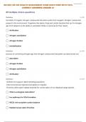 NR-306:| NR 306 HEALTH ASSESSMENT FINAL EXAM QUESTIONS WITH 100% CORRECT ANSWERS| GRADED A+