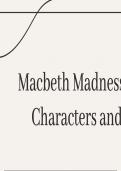 Presentation analysing themes and characters in Macbeth