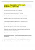 CAOHC EXAM 2024 WITH 100&percnt; CORRECT ANSWERS