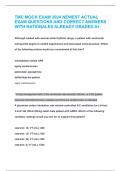 TMC MOCK EXAM 2024 NEWEST ACTUAL  EXAM QUESTIONS AND CORRECT ANSWERS WITH RATIONALES ALREADY GRADED A&plus;&period;