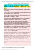 Alpha Phi Alpha Fraternity Inc&comma; IMDP Process - Week 1&period; Exam 2023&sol;Questions And Answers Rated &lpar;A&plus;&rpar;