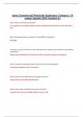 Iowa Commercial Pesticide Applicator Category 1A Latest Update 2024 Graded A&plus; 