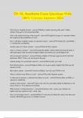 Ch 18&comma; Auctions Exam Questions With 100&percnt; Correct Answers 2024