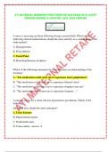 ATI RN Maternal Newborn Proctored Retake Questions and Answers &lpar;2023 &sol; 2024&rpar; &lpar;Verified Answers&rpar;