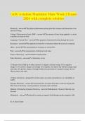 &lpar;AD&rpar; Aviation Machinist Mate Week 2 Exam 2024 with complete solution