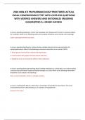 2024 NGN ATI PN PHARMACOLOGY PROCTORED ACTUAL EXAM&colon; COMPREHENSIVE TEST WITH OVER 250 QUESTIONS WITH VERIFIED ANSWERS AND RATIONALES ENSURING GUARANTEED A&plus; GRADE SUCCESS