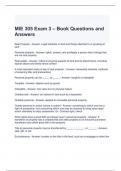 MIE 305 Exam 3 – Book Questions and Answers 