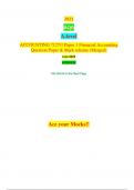 A-level ACCOUNTING 7127&sol;1 Paper 1 Financial Accounting Question Paper & Mark scheme &lpar;Merged&rpar; June 2023 &lbrack;VERIFIED&rsqb;