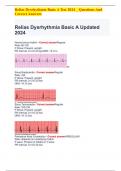PACKAGE:- Relias Dysrhythmia Basic, Prophecy EKG Tests & Cardiac Rhythm Analysis Study Guide
