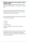 PJM EXAM QUESTIONS AND ANSWERS