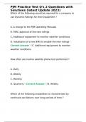 PJM Practice Test Q's 2 Questions with Solutions (latest Update 2023)
