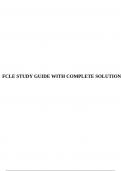 FCLE STUDY GUIDE WITH COMPLETE SOLUTION.