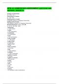 HESI A2 ADMISSIONS ASSESSMENT QUESTIONS AND ANSWERS&comma; GRADED A&plus;