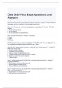 CMN 003V Final Exam Questions and Answers (Graded A)