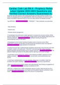 Cardiac Cath Lab RN A - Prophecy Relias Latest Update 2023-2024 Questions and Verified Correct Answers Guaranteed A&plus;