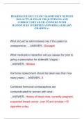 PHARMACOLOGY EXAM 3 RASMUSSEN NEWEST  2024 ACTUAL EXAM 120 QUESTIONS AND  CORRECT DETAILED ANSWERS WITH  RATIONALES &lpar;VERIFIED ANSWERS&rpar; &vert;ALREADY  GRADED A&plus;