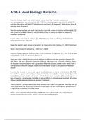 AQA A level Biology Revision 2024 Questions With Graded Solutions&period;