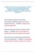 PHARMACOLOGY EXAM 2 RASMUSSEN NEWEST  2024 ACTUAL EXAM 150 QUESTIONS AND  CORRECT DETAILED ANSWERS WITH  RATIONALES &lpar;VERIFIED ANSWERS&rpar; &vert;ALREADY  GRADED A&plus;