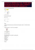 ASVAB &num;s NEWES ACTUAL EXAM WITH DETALED QUESTIONS AND CORRECT ANSWERS ALREADY GRADED A&plus;
