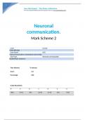   Neuronal communication