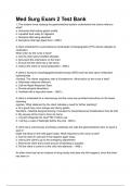 Med Surg Exam 2 Test Bank &lpar;Medical-Surgical Nursing Concepts for Interprofessional Collaborative Care&rpar;