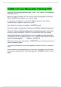 OSHA 10-Hour Outreach Training-PPE
