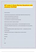 IDT exam 3&comma; Exam Review Questions and  answers&sol; Verified&sol;&sol; LATEST EXAM PREDICTIONS UPDATES&comma; APPROVED&period; 
